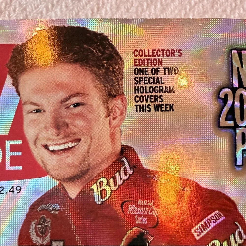 Vintage NASCAR bundle of four collectible TV Guides- collectors editions